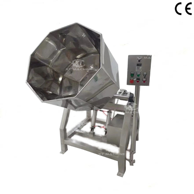 S304 Octagonal Snack Seasoning Machine 500kg/h Food Mixer