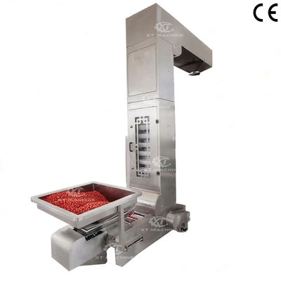 Food Grade High Efficiency Z-type Bucket Elevator With Adjustable Speed Industrial Belt Conveyor Suitable For Production Line