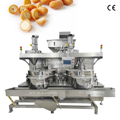 Good price 500-1000kg/h Coated Peanut Burger Making Machine with PLC Control Cashew Coating Machine Food Grade online