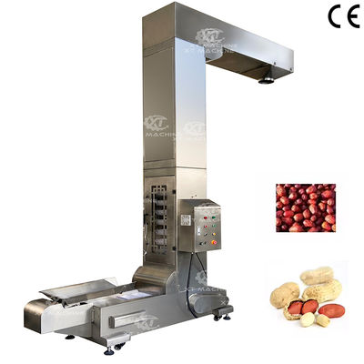 Food Grade Stainless Steel SS304 Z Type Elevator Conveyor for Vertical Transfer of Fruits Vegetables Grains Nuts