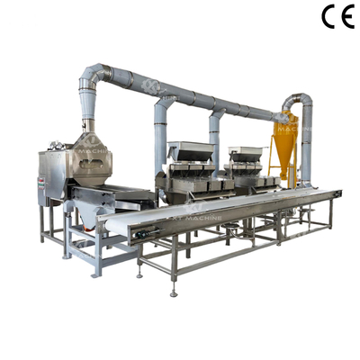 SUS304 Mobile Industrial Conveyor Belt for Peanut Processing