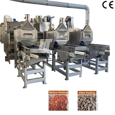 600-800kg/h Peanut Blanching Machine with 98-99% Peeling Rate