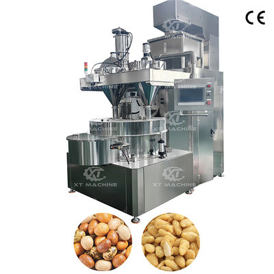 200-300kg/h Coated Peanut Burger Making Machines With PLC Control System for Nut Snacks Making Machine