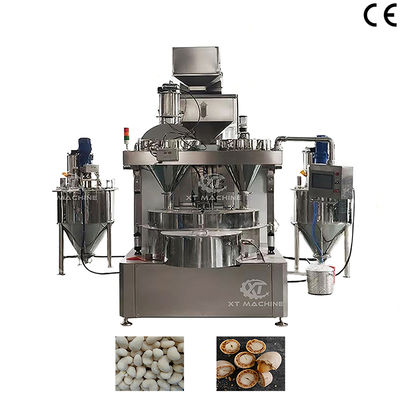 Good price Fully Automatic PLC Control Single Station Peanut Coating Machine for Nut Processing Plants online