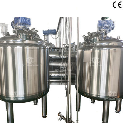 SS304 Peanut Butter Mixing Tank De-gassing Tank 200L-1000L