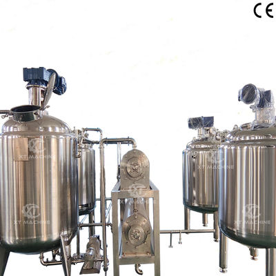 Good price Industrial Emulsifying Mixing tank Peanut Butter Blending/De-gassing Tank online