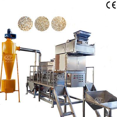 Four-stage Nut Chopping Machine with LNG/LPG Gas Heating Almond Crushing Machine for Peanuts Almonds Cashews