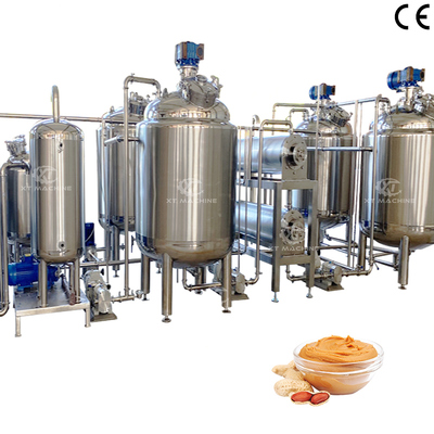 Peanut Butter Blending Tank High Quality Heating and Insulation Mixing Tank Industrial Emulsifying Mixing tank
