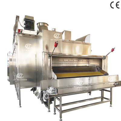 Belt Type Nuts Roaster Machine with Adjustable Conveyor Speed for 50-300℃ Continuous Roasting