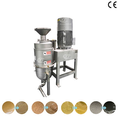 Full Automatic High Speed 1000-1500kg/h Cutting and Milling Machine Peanut Butter Grinder with 200-300 Meshes Fineness