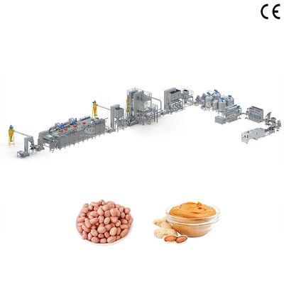 High Capacity Peanut Butter Production Line With 1000kg/h-2000kg/h Nut Butter Processing Plant