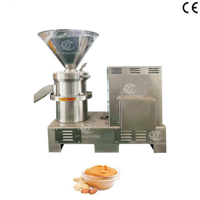 100kg/h-500kg/h SS304 Electric Peanut/Cashew Nuts Butter Grinding Machine Industrial Colloid Mill for Nut Processing Plants
