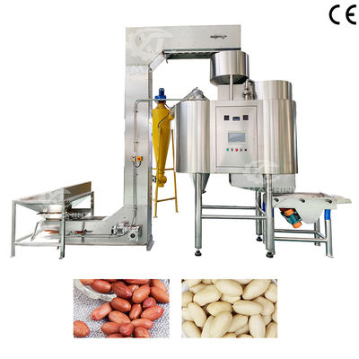 Good price Food Grade 500-1000kg/h Peanut Red Skin Removing Machine Hazelnut Blanching Machine With CE Certification online