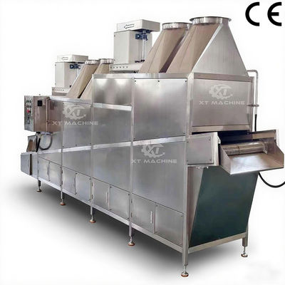 Good price 500kg/h Nuts Roasted Food Cooling Machine Peanut Cooling Conveyor System For Almond Hazelnut Macadamia Nuts online