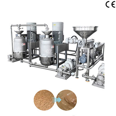 Food Grade Stainless Steel High Speed Cutting and Milling Machine for Nut Butter Production Grinding Machine