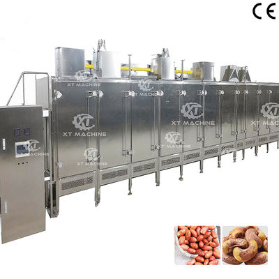 Food Grade 304 Stainless Steel Continuous Belt Nut Roaster 2000kg/h