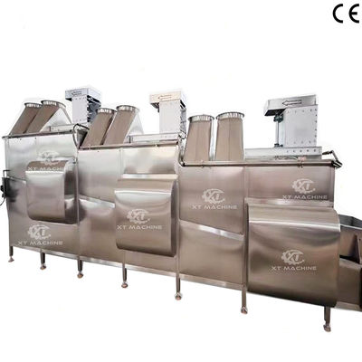 Good price 1000kg/h-2000kg/h Fryed Food Cooling Machine Peanut Air Cooling System Controllable Conveying Speed online
