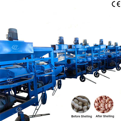 Good price High Capacity 800kg/h Peanut Shelling Machine with 98% Shell Rate and Carbon Steel Construction online