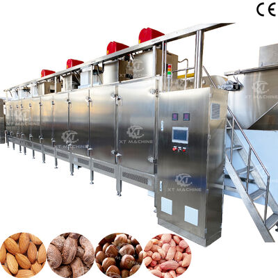 Good price Food Grade 304 Stainless Steel Continuous Belt Nut Roaster 2000kg/h online