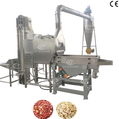 Food Grade Split Peanut Blanching Machine Groundnut Peeling Machine for High Efficiency Peeling