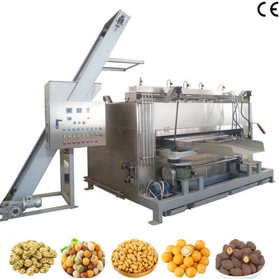 50kg/h 304 Stainless Steel Nuts Roaster Machine with 220V/380V Voltage for Nut Processing Plants