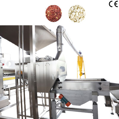 500kg/h SS304 Peanut Slitting and Blanching Machine With CE Certification for Food Processing Plants
