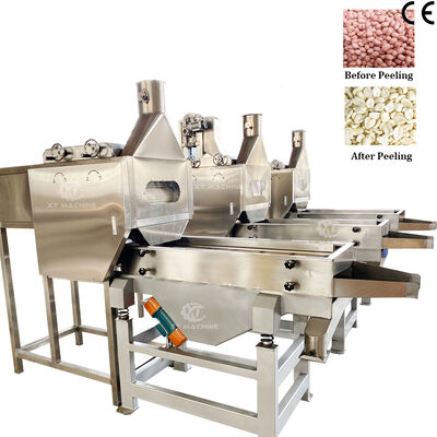 SS304 Split Peanut Kernel Blanching Machine with 500-1000kg/h for Food Processing Plant