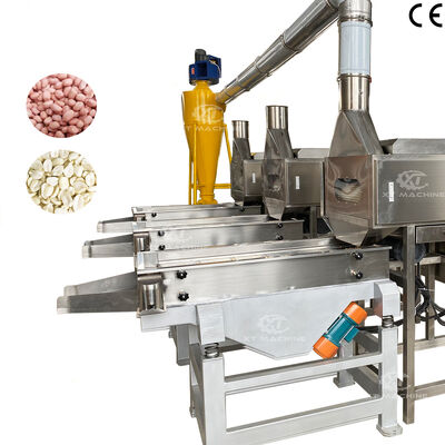 SUS304 1000kg/h-2000kg/h Peanut Cutting and Blanching Machine for Blanched Peanut Output