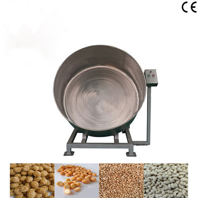 35-40kg/batch Large Diameter SUS304 Peanut Cashew Nut Batch Coating Machine for Perfect Food Coating