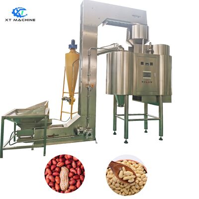 Good price Automatic PLC Control Air Peanut/Pistachio/Hazelnut Blanching Machine with 98% Peeling Rate and 500kg/1000kg Capacity online