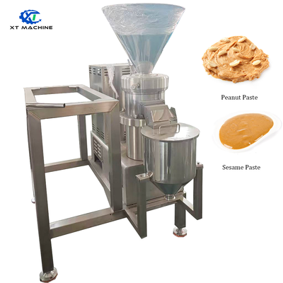 Customizable Peanut Butter Grinding Machine with 500kg/h Capacity and 380V Three Phase Power for Nut Paste Production