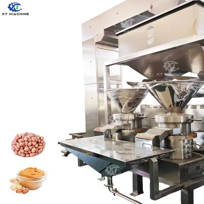 High Output High Speed Peanut Butter Grinding Machine with 130-500kg/h Capacity Nut Paste Grinder