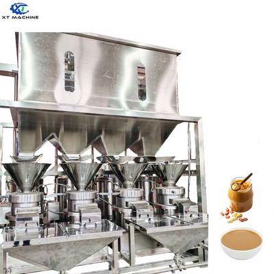 High Efficiency Food Grade Customizable Colloid Mill Peanut Butter/Almond Jam Grinding Machine for Nut Paste Production