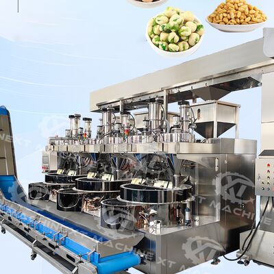 High Output Automatic Peanut Coating Machine for multi-flavored peanuts-salty/seaweed flavor/crispy