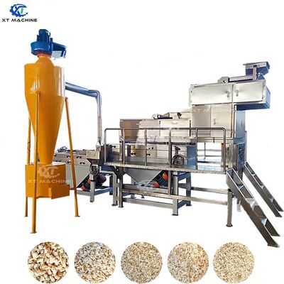 Good price Industrial 500kg/h 7.5kw Power 2-Stage Chopping Peanut/Almond/Cashew Crushing Machine for Nut Processing online