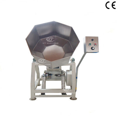 Automatic Mixing Octagonal Flavoring Machine with 200kg/h Capacity Food Seasoning Machine for Automatic Discharging