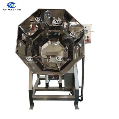 SUS 304 Octagonal Seasoning Mixing Machine with 1.5KW Power for Automatic Mixing and Discharging
