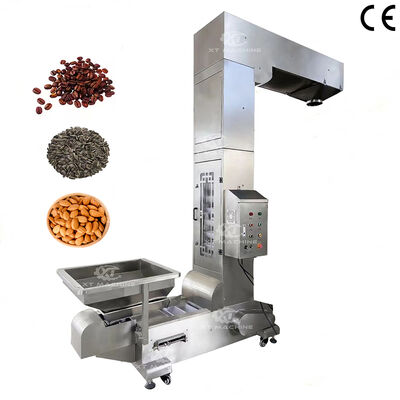 Industrial Automatic Belt Conveyor Z-type Feeding Equipment for Grain Snacks Nuts Vertical Lifting Conveyor