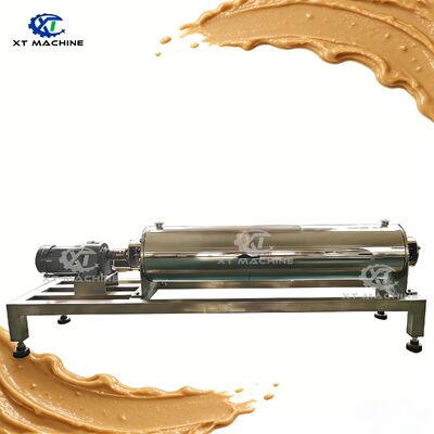 500kg/h 304 Stainless Steel Single Drum Cooling Machine for Peanut Butter with Compact Structure