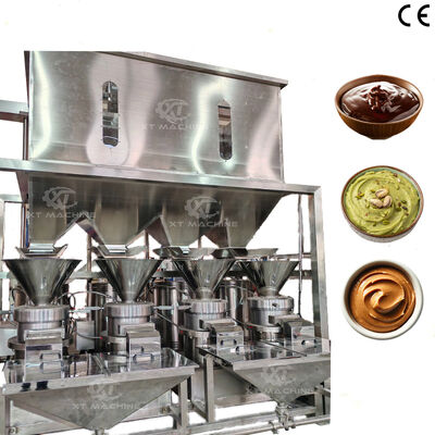 2000kg/h SUS304 Cashew Nuts Peanut Butter Grinding Machine for Ultrafine Grinding in Food Processing Plants