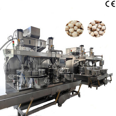 SUS304 High Quality Dough Coated Nut Snacks Making Machine Coated Peanut Burger Making Machine for Snack Food Processing