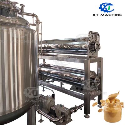Good price SUS304 Peanut Butter Cooling Machine with 500-1000 kg/h Capacity and Compact Structure Design online