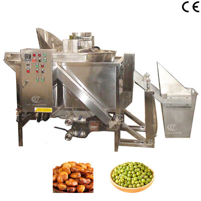 Low Price Nuts Batch Frying Machine with Automatic Discharging for Commercial Use
