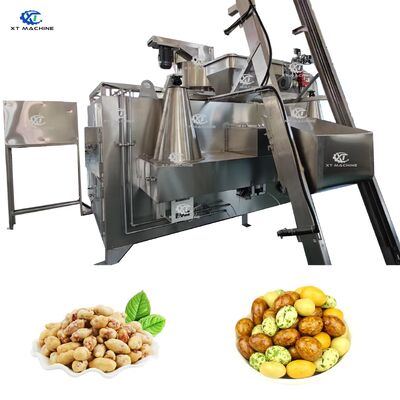 Good price 304 Stainless Steel Gas/Oil Fired Swing Roaster Machine with 100 kg/h Capacity for Coated Nuts/Peanut/Cashew/Almond/Hazelnut online