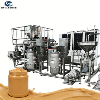1000~1500kg/h SUS304 Nuts Grinder Machine for Peanut Butter with 200-300meshes Fineness