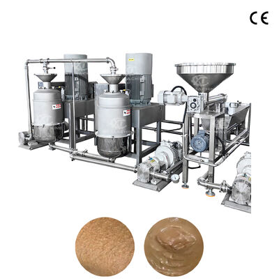 Industrial SUS304 Stainless Steel Cutting and Milling Machine for Nut Butter with 200-300 Meshes Fineness and 1000-1500Kg/h Capacity
