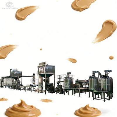 SUS304 Stainless Steel Peanut Butter Production Line with 175kW Power and CE ISO Certification