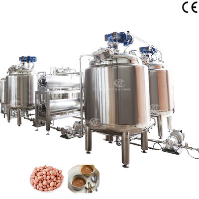 Good price Low Price Peanut Butter Mixing/Cooling/De-gassing Tank with Customized Processing Capacity and Heating Insulation online