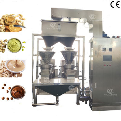 Automatic 1000kg/h-2000kg/h Capacity Peanut Cashew Butter Grinding Machine for Nut Butter Making