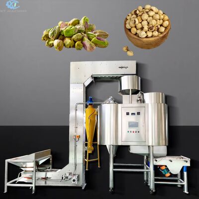 500-1000kg/h Capacity Peanut Blanching Machine with 98% Blanching Rate and 304 Stainless Steel Construction